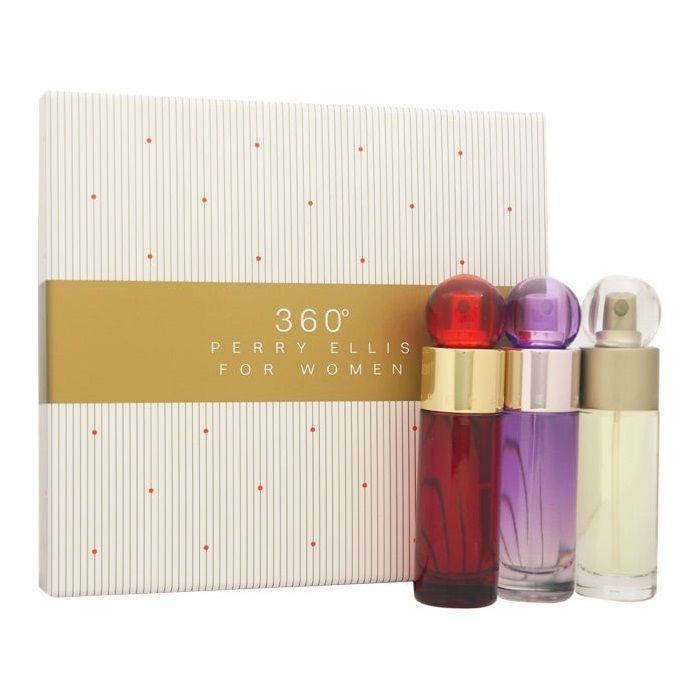 360 Perry Ellis For Women 3 Pcs Gift Set 1 oz / 30 ML Each *NEW IN BOX*