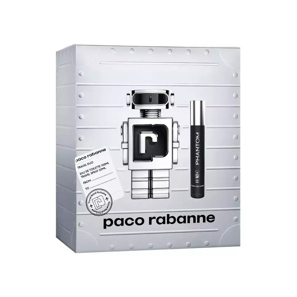 Paco Rabanne Phantom EDT 2 PC Travel Duo For Men