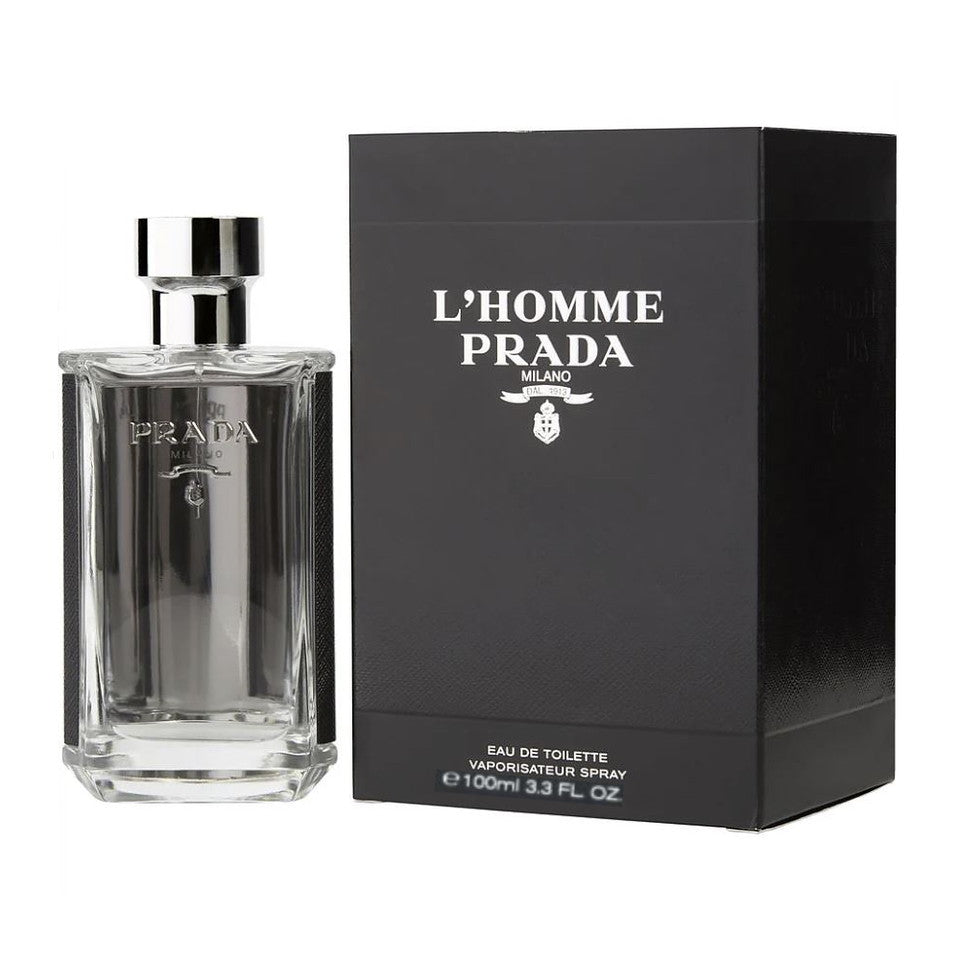 Prada L'homme by Prada Eau De Toilette Spray 3.4 oz for Men