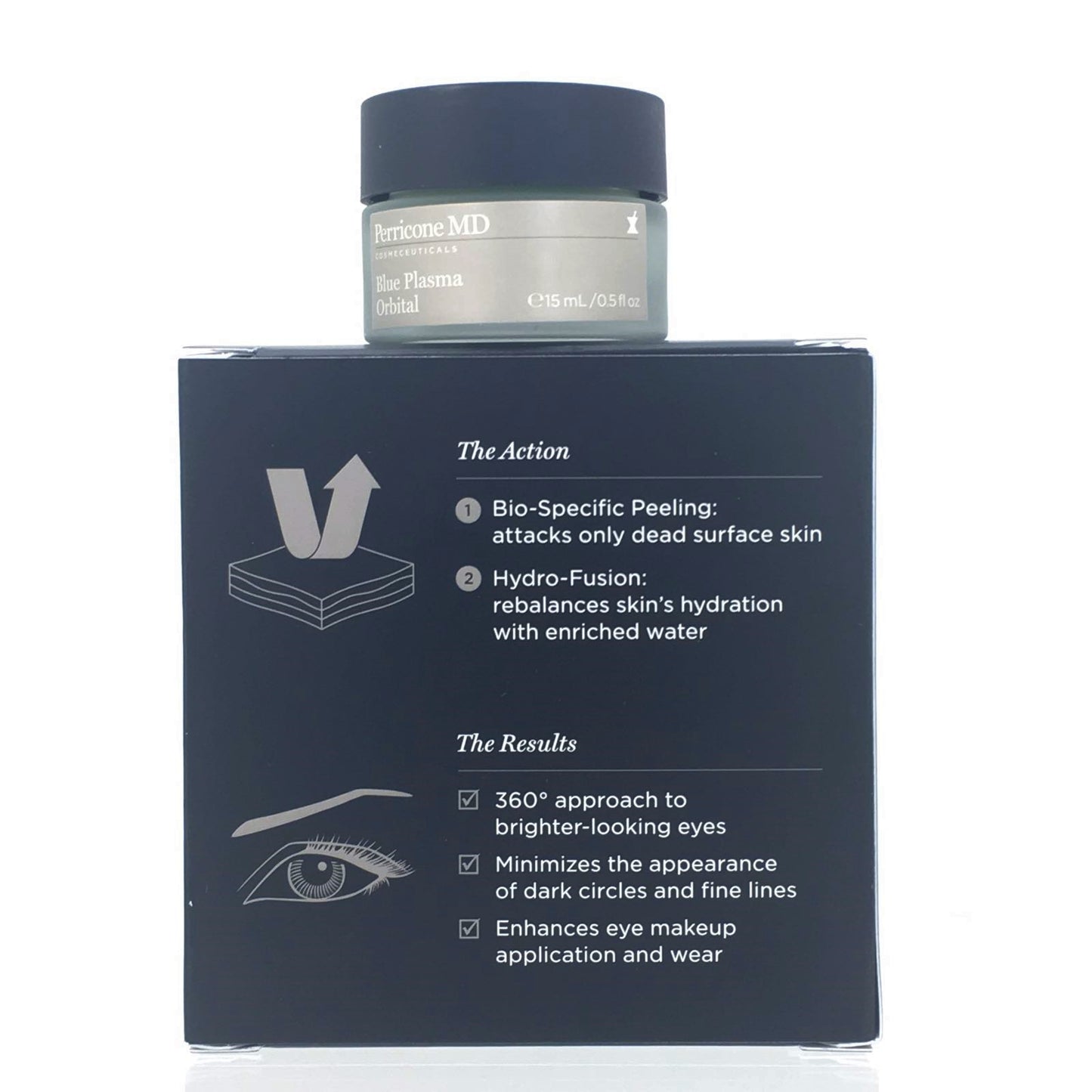 Blue Plasma Orbital Eye Peel By Perricone MD 0.5 oz / 15 ml NEW IN BOX