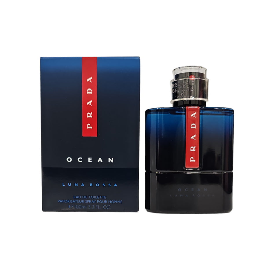 Prada Luna Rossa Ocean EDT 3.3 oz / 100 ml Men Spray (NOT SEALED)