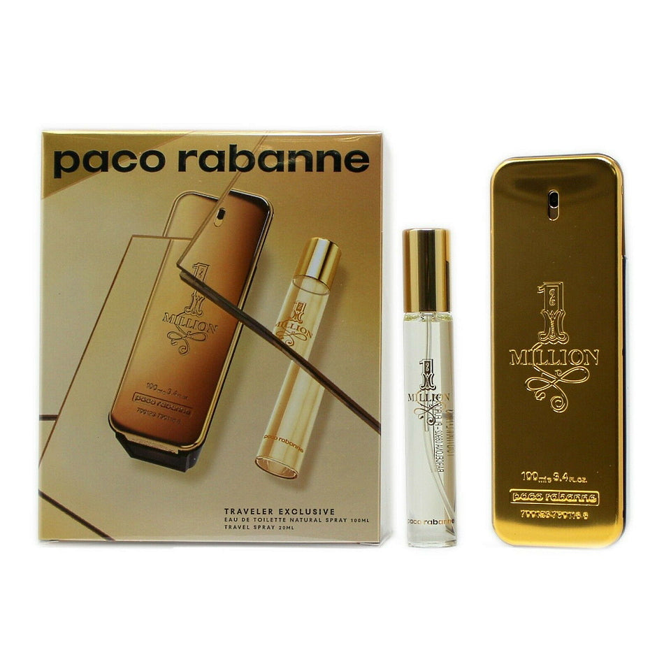 Paco Rabanne One Million 2PCS Eau de Toilette Gift Set For Men