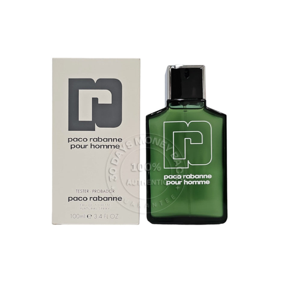 Paco Rabanne Pour Homme Eau De Toilette 3.4 oz/ 100 ml Spray (As Shown)