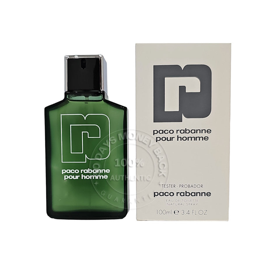 Paco Rabanne Pour Homme Eau De Toilette 3.4 oz/ 100 ml Spray (As Shown)