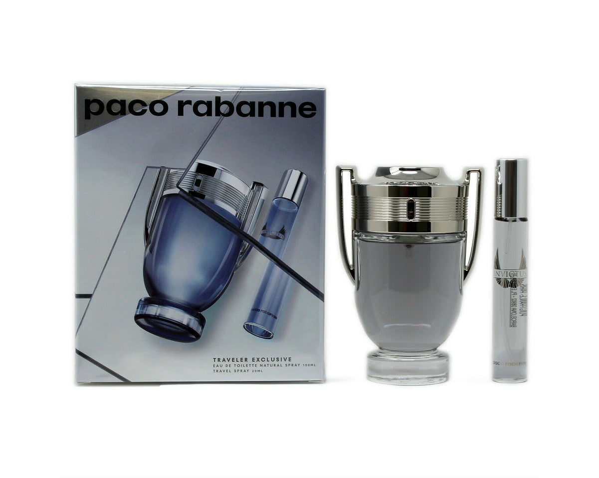 Paco Rabanne Invictus Eau de Toilette 2 Piece Gift Set for Men