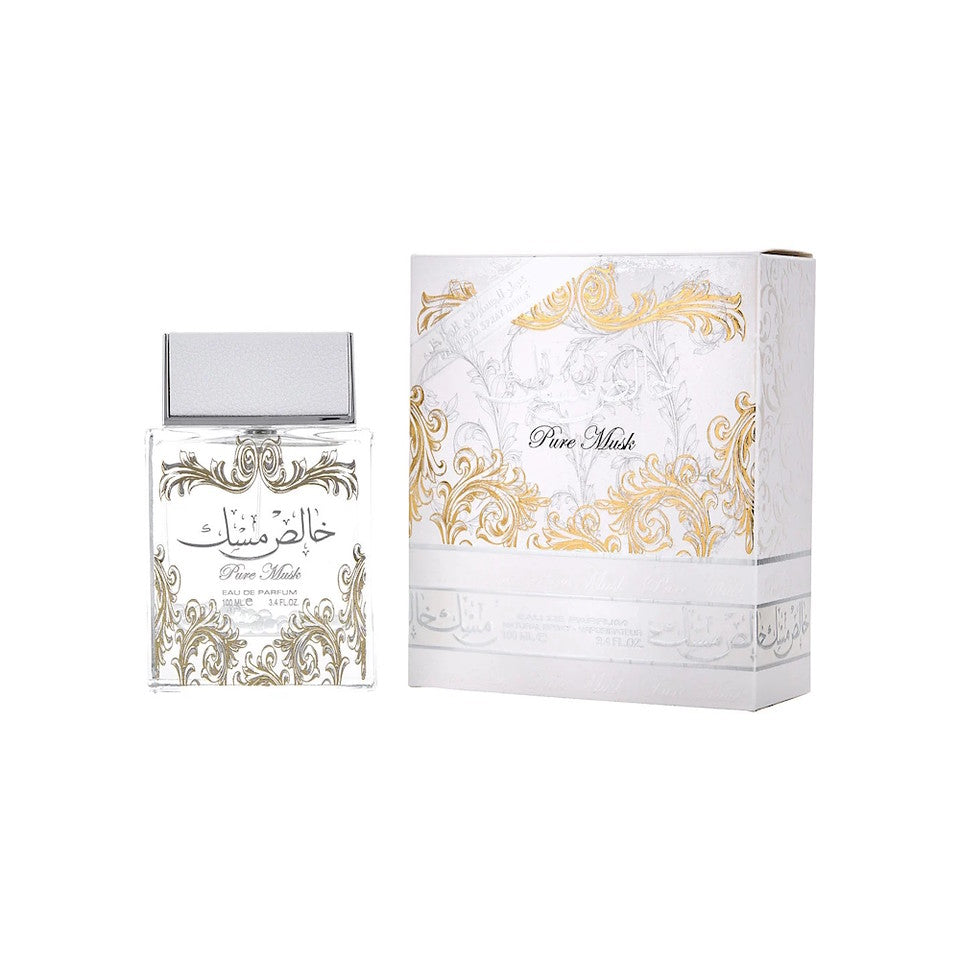 LATTAFA PURE MUSK - EAU DE PARFUM SPRAY 3.4 OZ & DEODORANT 1.6 OZ