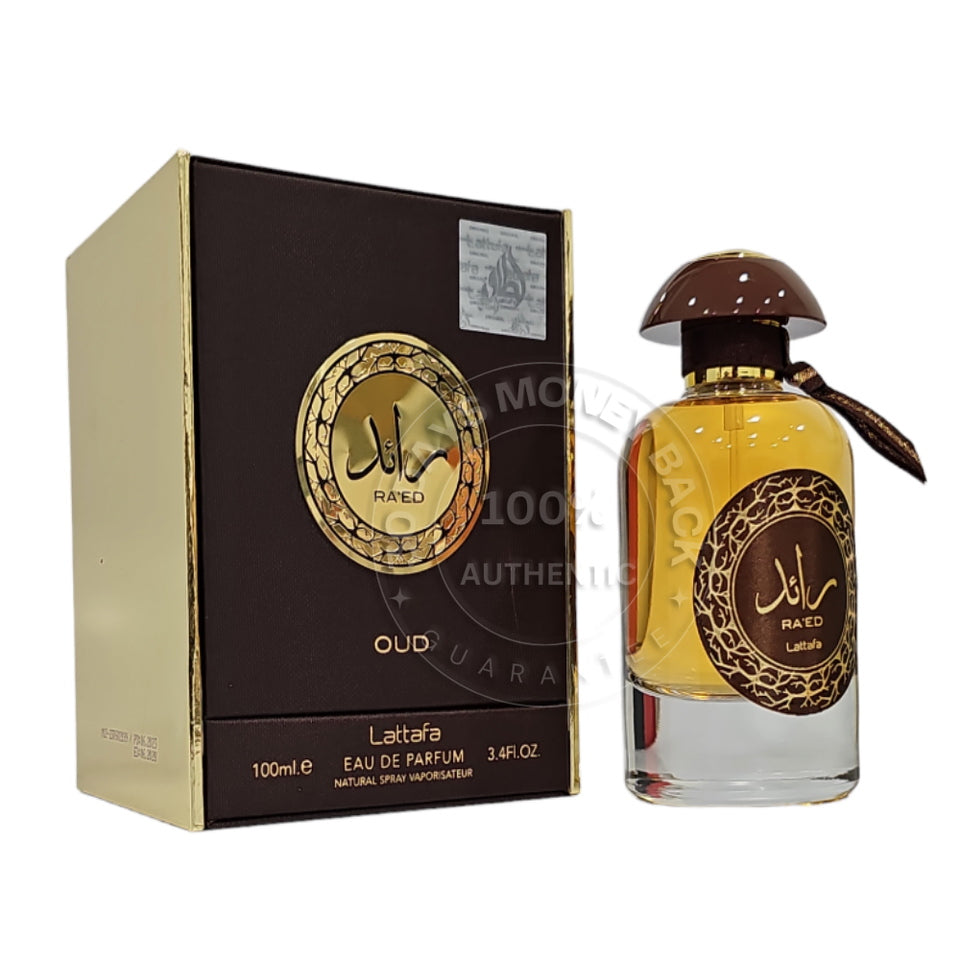 Lattafa Ra'ed Oud Perfume EDP Natural Spray - 100ml (3.4 oz)