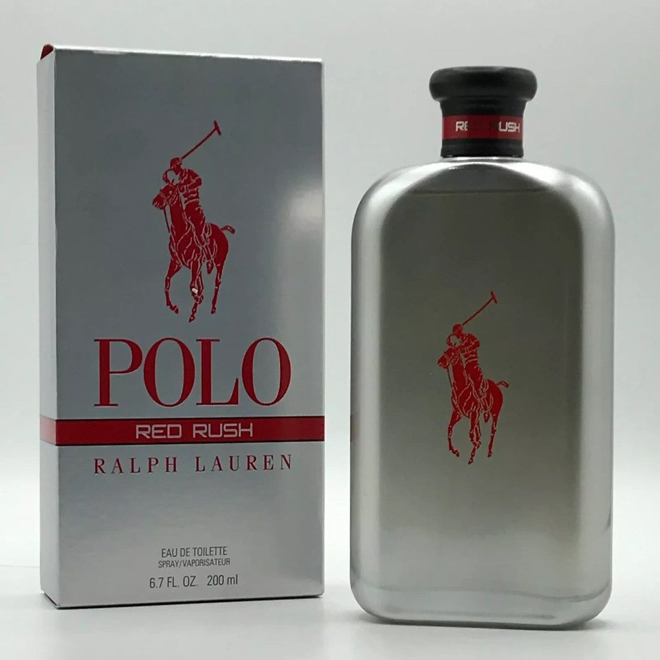 Polo Red Rush by Ralph Lauren EDT Spray 4.2 oz for Men (Not Sealed)