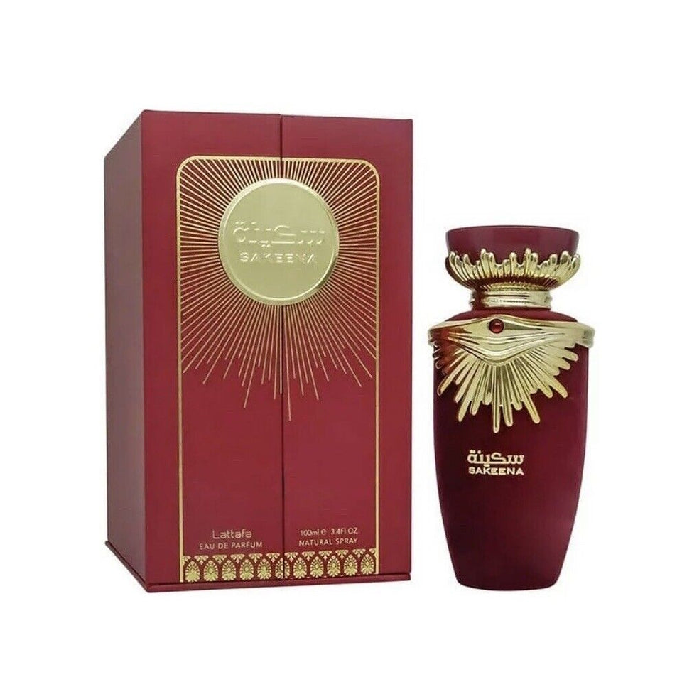 Sakeena EDP - 100ML (3.4Oz) by Lattafa Perfumes (WITH VELVET POUCH)