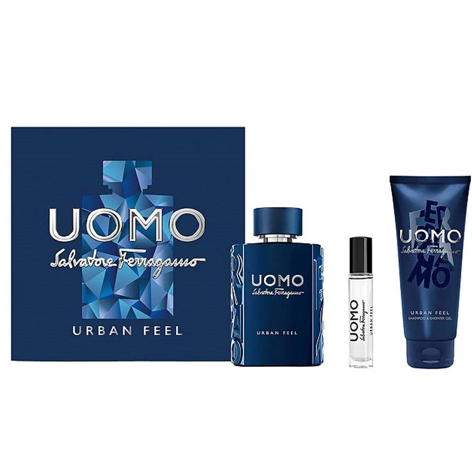 Salvatore Ferragamo Uomo Urban Feel Eau de Toilette 3PCS Gift Set