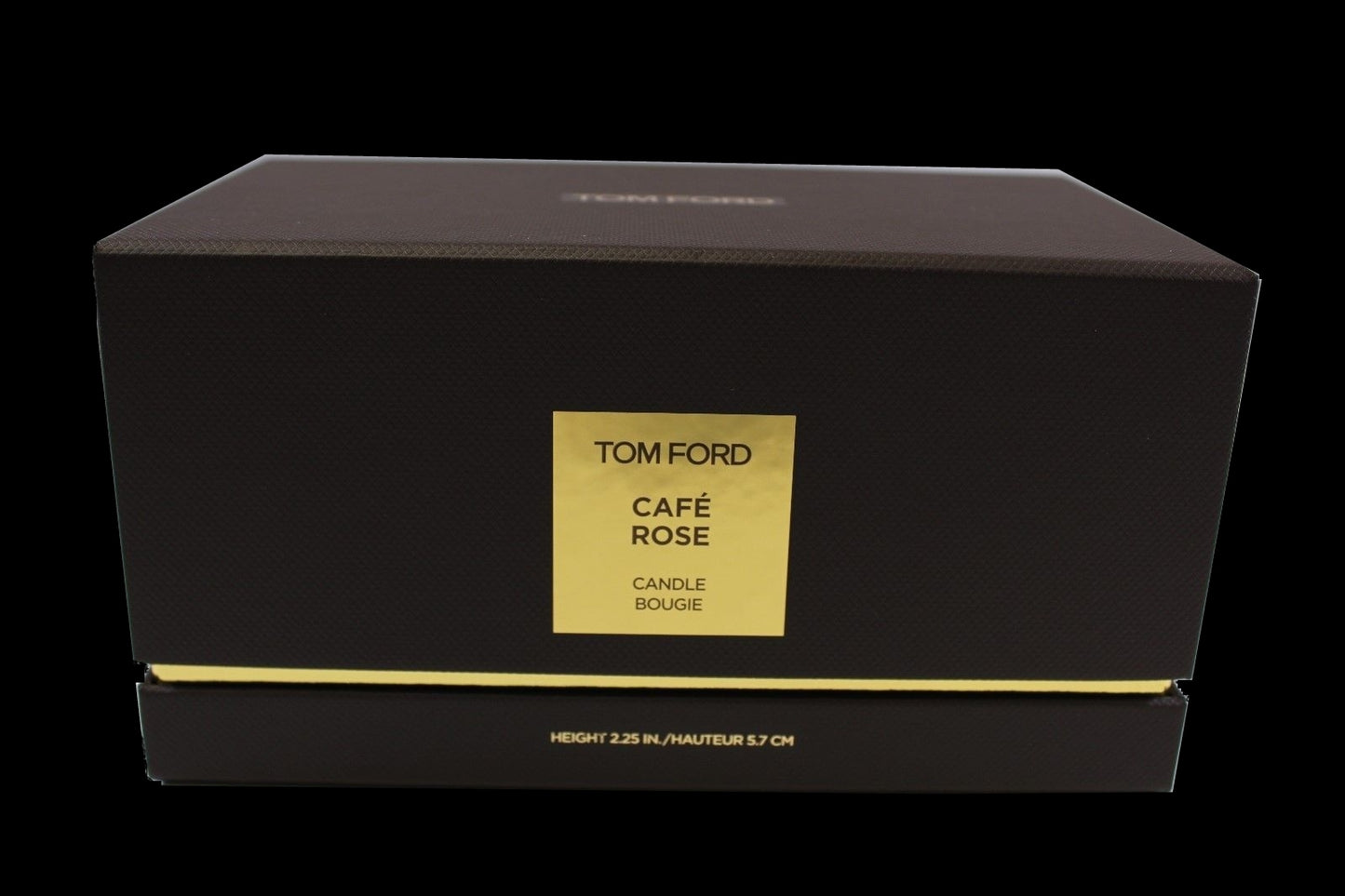 Tom Ford Cafe Rose Candle Bougie Height 2.25 In. / 5.7 cm Sealed Burns 40 Hours