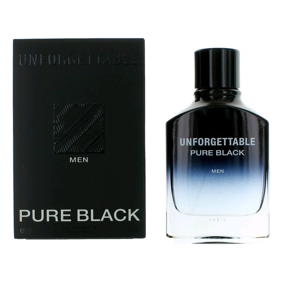 Unforgettable Pure Black By Glenn Perri EDT 3.4 oz / 100 ml Men's Spray