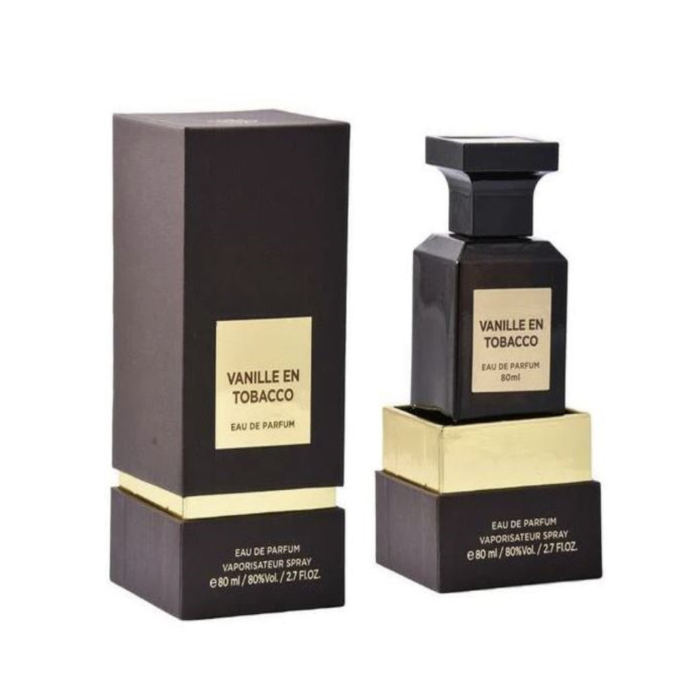 Fragrance World Vanille En Tobacco 2.7 oz EDP Unisex Spray (NOT SEALED)