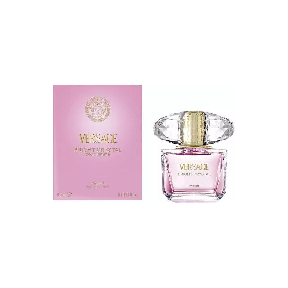 Versace Bright Crystal Pour Femme 3.0 oz PARFUM Spray - Not Sealed