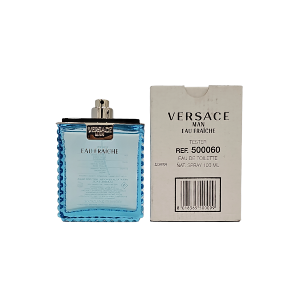 Versace Man Eau Fraiche Eau De Toilette 3.4 oz Spray For Men - (NO CAP)