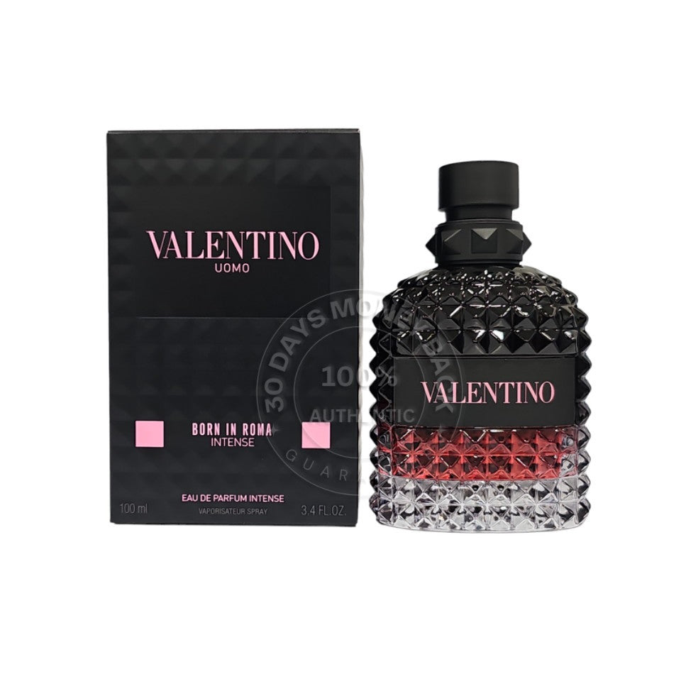 Valentino Uomo Born In Roma Intense EDP 3.4 oz Spray for Men (Unsealed)