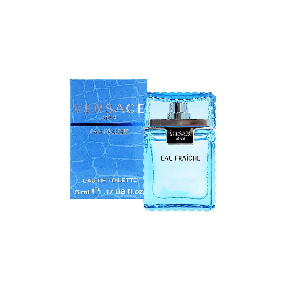 Versace Man Eau Fraiche Eau De Toilette 0.17 oz/ 5 ml Splash