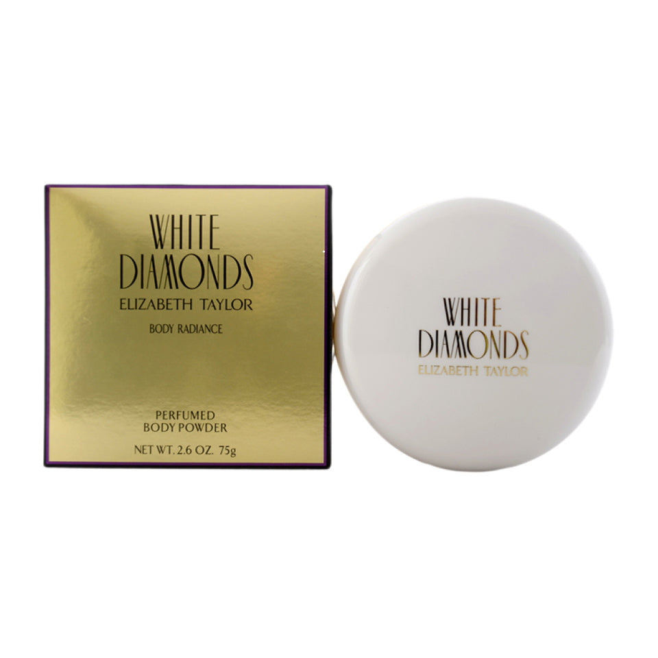 Elizabeth Taylor White Diamonds Body Radiance 2.6 oz / 75 g Perfumed Body Powder