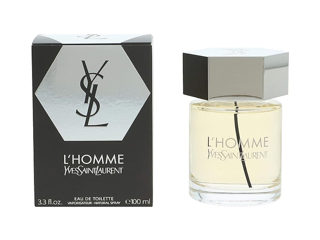 YSL L'Homme 3.3 oz / 100 ml Eau de Toilette Spray For Men (Unsealed)