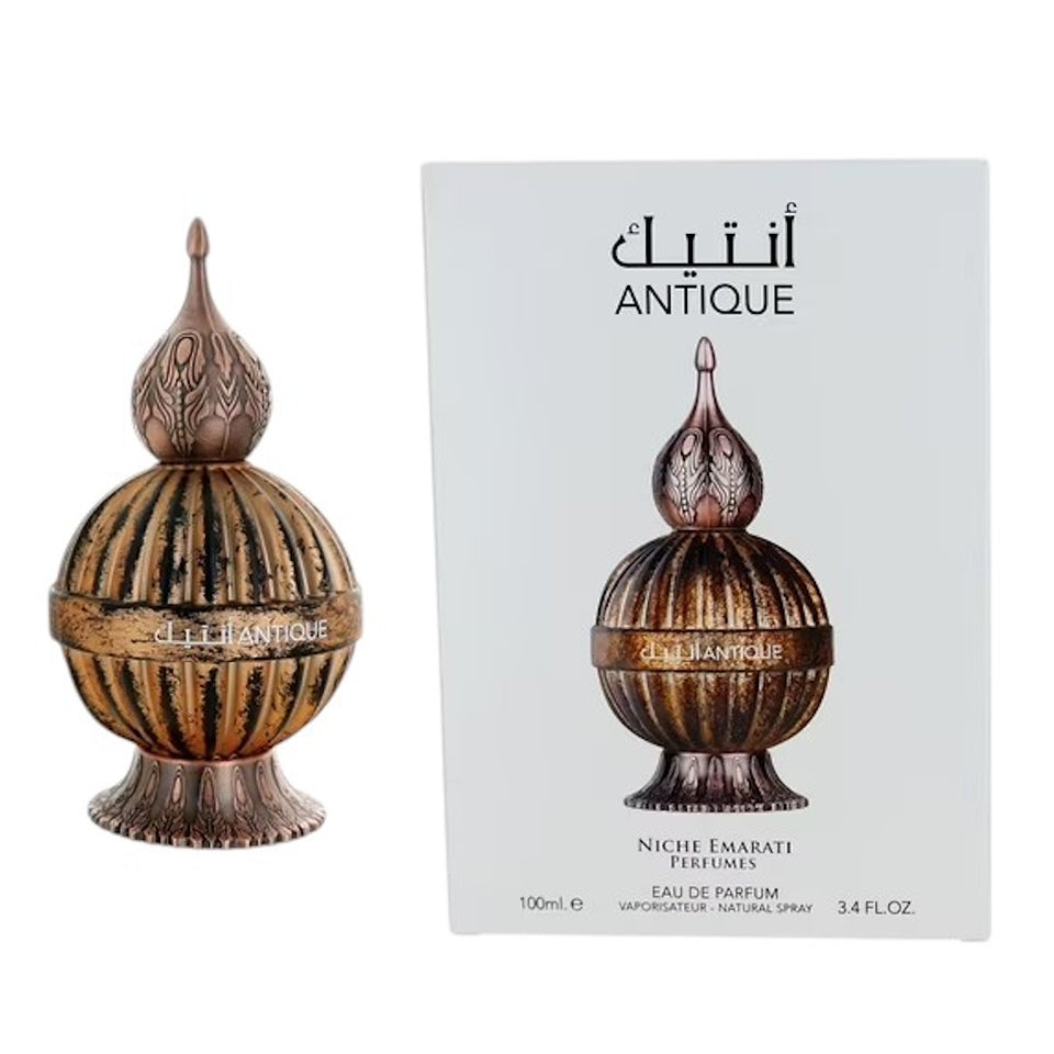 Lattafa Niche Emarati Antique Eau De Parfum Spray 3.4 oz /100 ml for Unisex