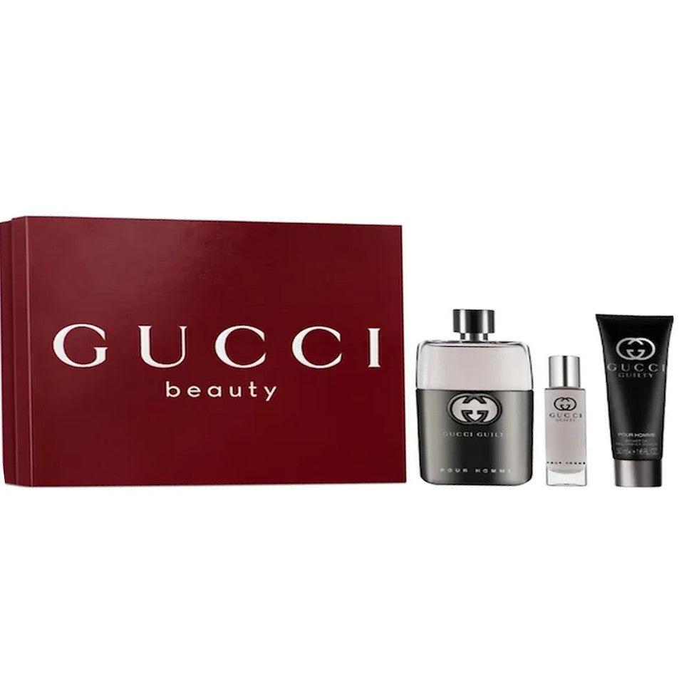Gucci Guilty Pour Homme Eau de Toilette 3Pc Gift Set