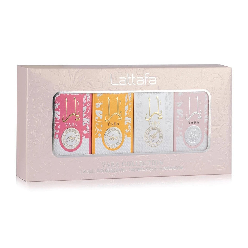 Lattafa YARA Collection 4- Set Eau De Parfum 0.17 oz / 5 ml for Women