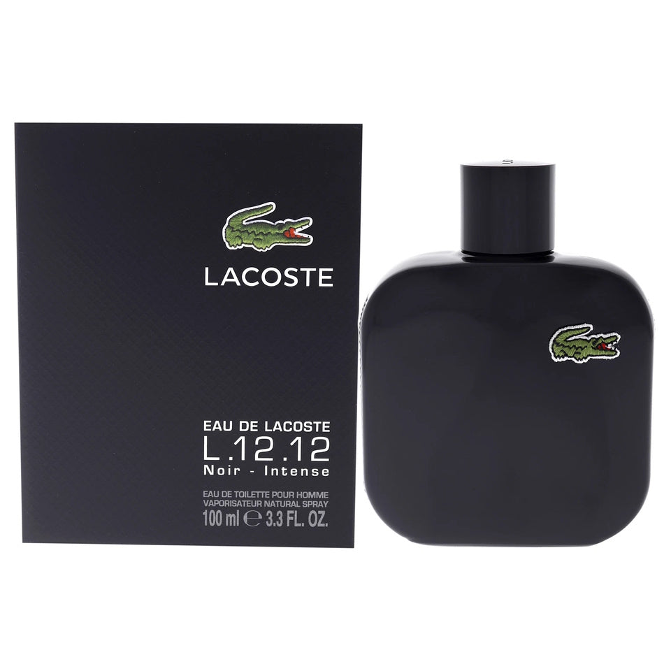 Lacoste L.12.12 Noir - Intense Eau de Lacoste EDT 3.3 oz / 100 ml Men Spray