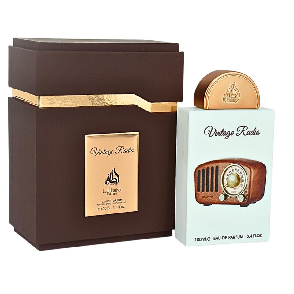 Lattafa Pride Vintage Radio EDP 3.4 oz / 100 ml Unisex Spray New In Box