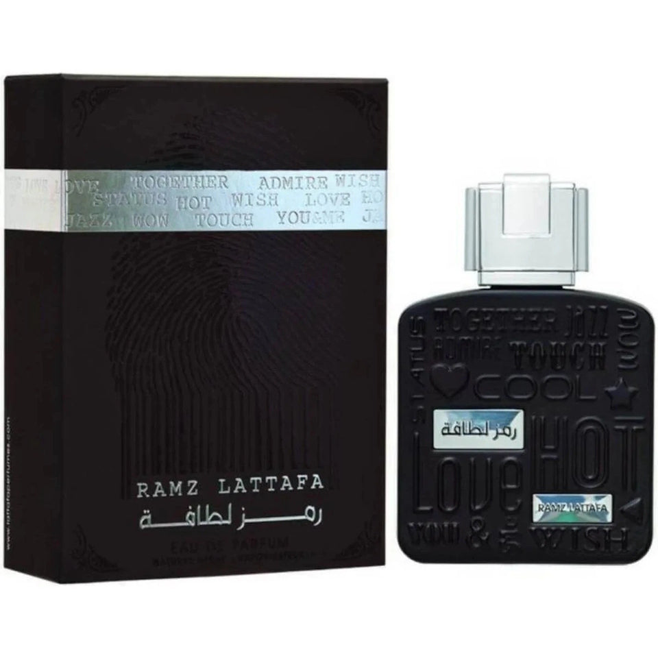 RAMZ SILVER by Lattafa Eau De Parfum 3.4 oz / 100 ml Unisex Spray