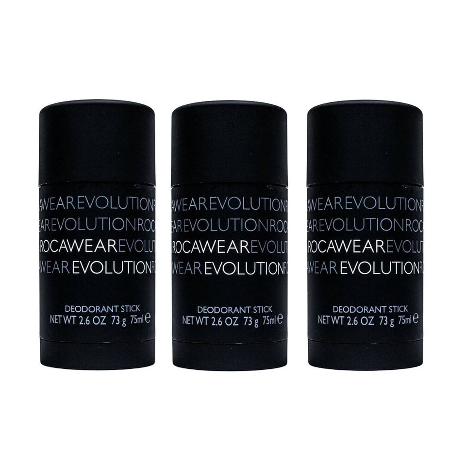Rocawear Evolution 2.6 oz / 73 g Men's Deodorant Stick Pack of 3