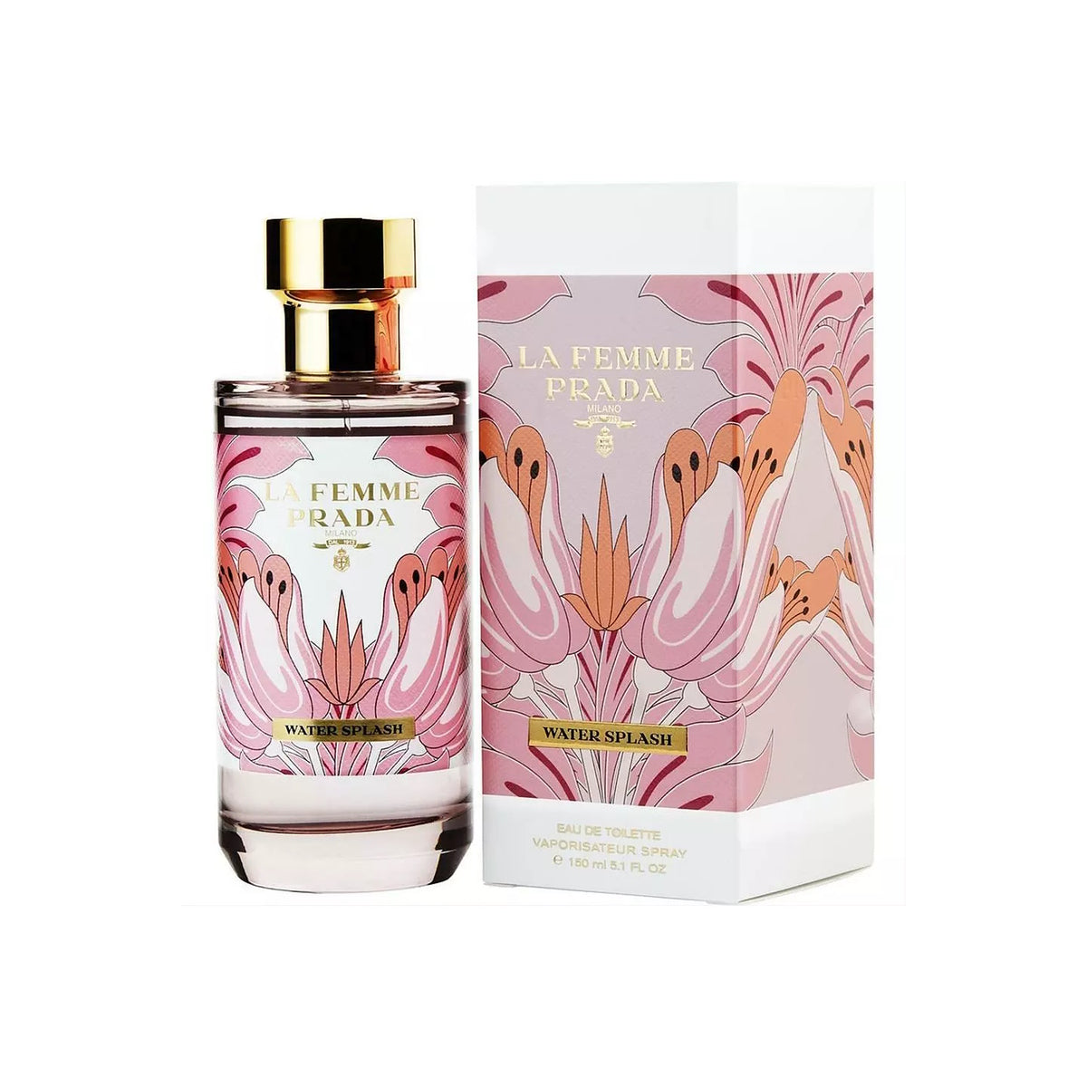Prada La Femme Water Splash Eau De Toilette 5.1 oz / 150 ml Spray for Women