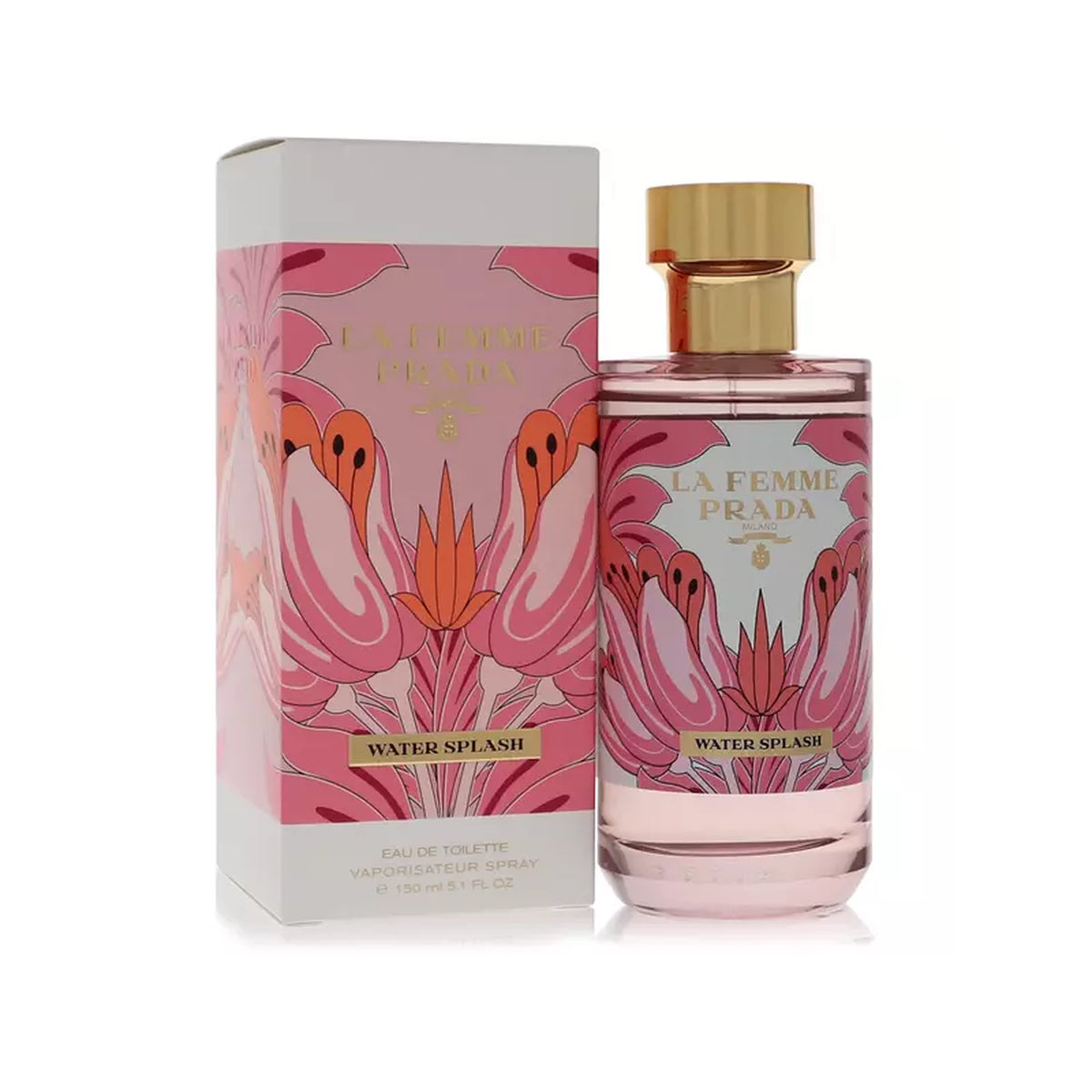 Prada La Femme Water Splash Eau De Toilette 5.1 oz / 150 ml Spray for Women