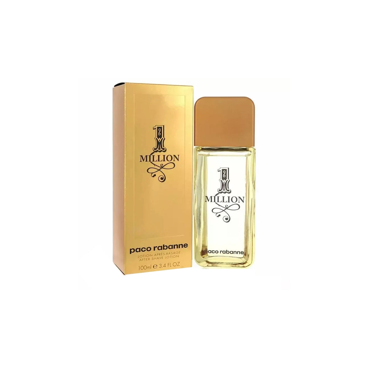 Paco Rabanne One Million Aftershave Lotion 3.4 oz / 100 ml For Men