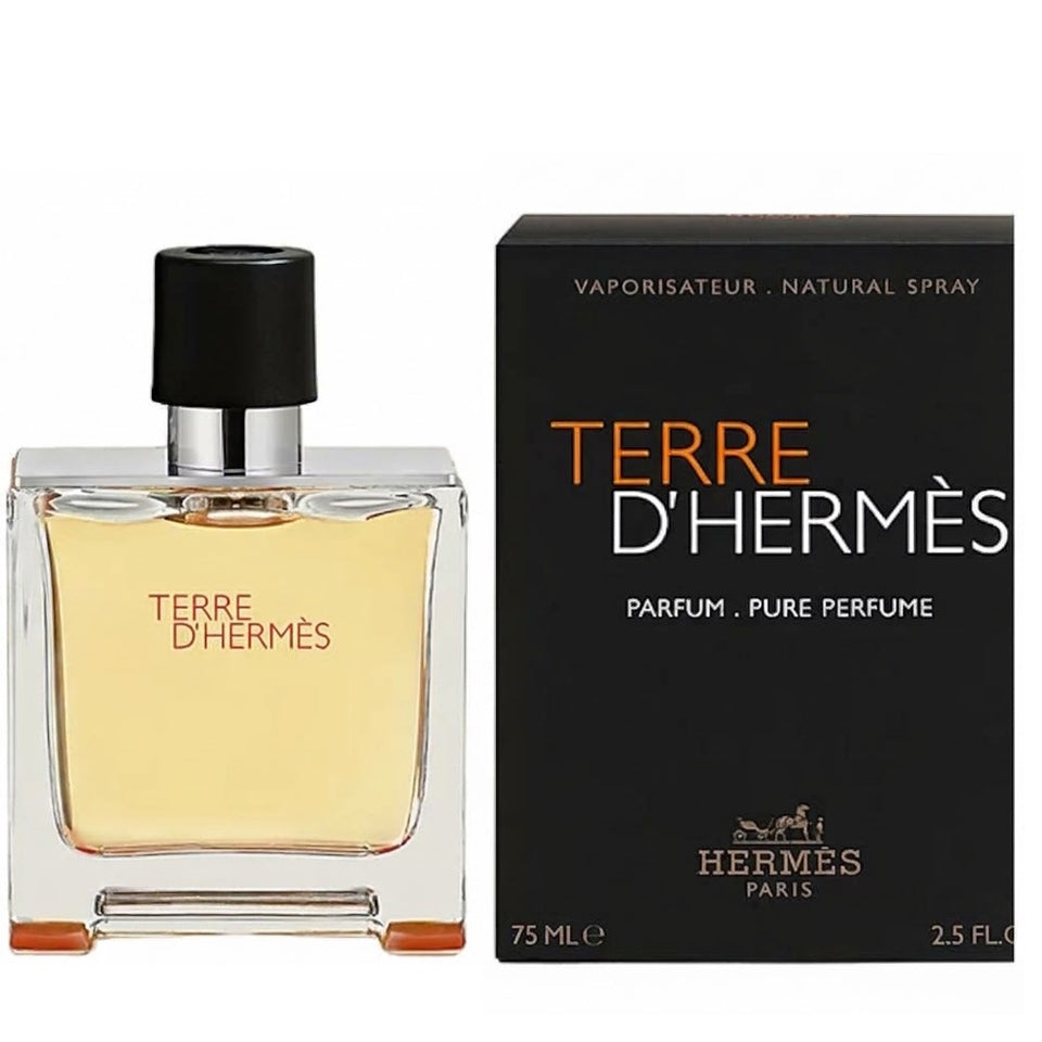 Terre D'Hermes by Hermes Parfum Pure Perfume 2.5 oz / 75 ml for Men