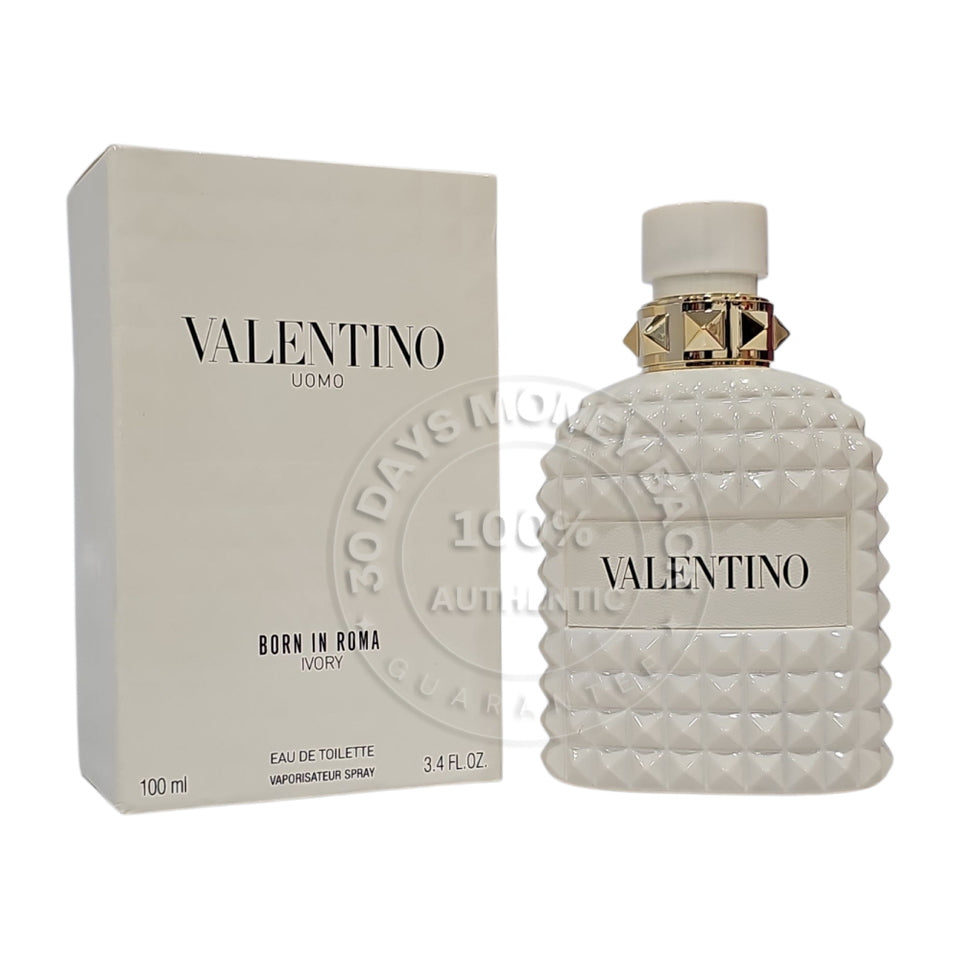 Valentino Uomo Born in Roma Ivory EDT 3.4 oz / 100 ml Spray For Men