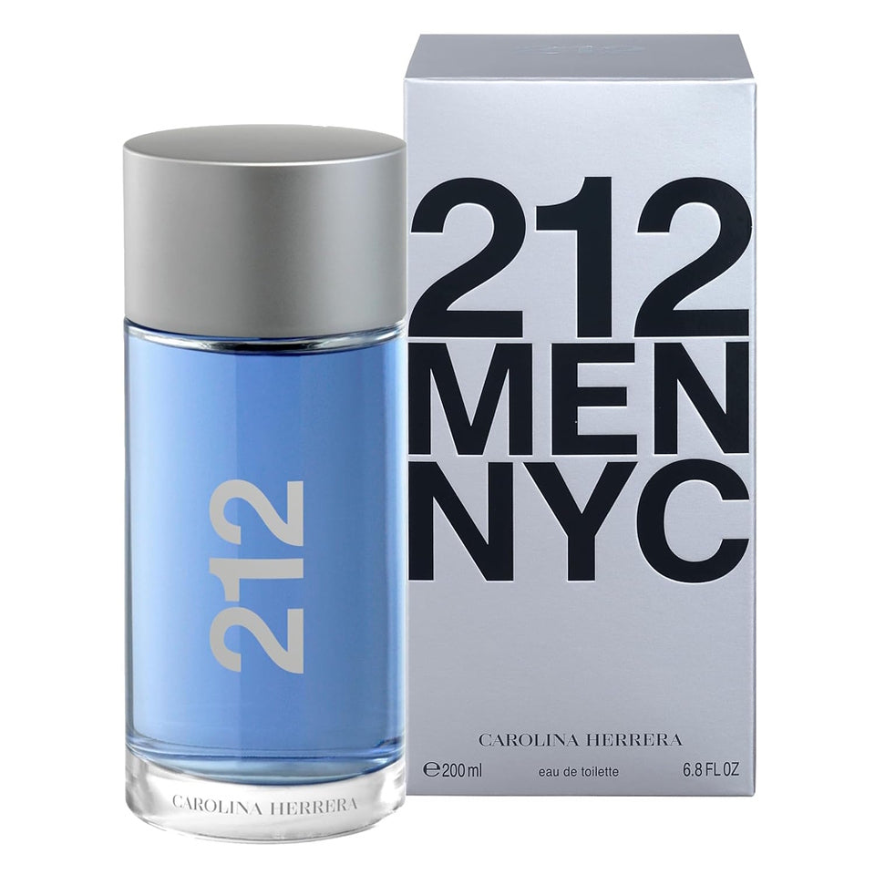 Carolina Herrera 212 Men NYC Eau de Toilette 6.8 oz / 200 ml Men's Spray (Unsealed)