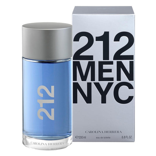 Carolina Herrera 212 Men NYC Eau de Toilette 6.8 oz / 200 ml Men's Spray (Unsealed)