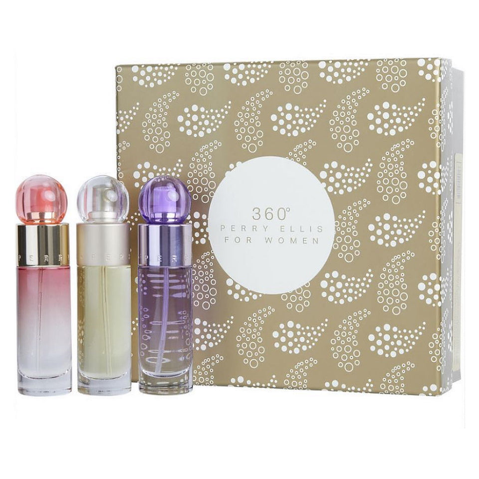 Perry Ellis 360 by Perry Ellis, 3 Piece Variety Set for Women