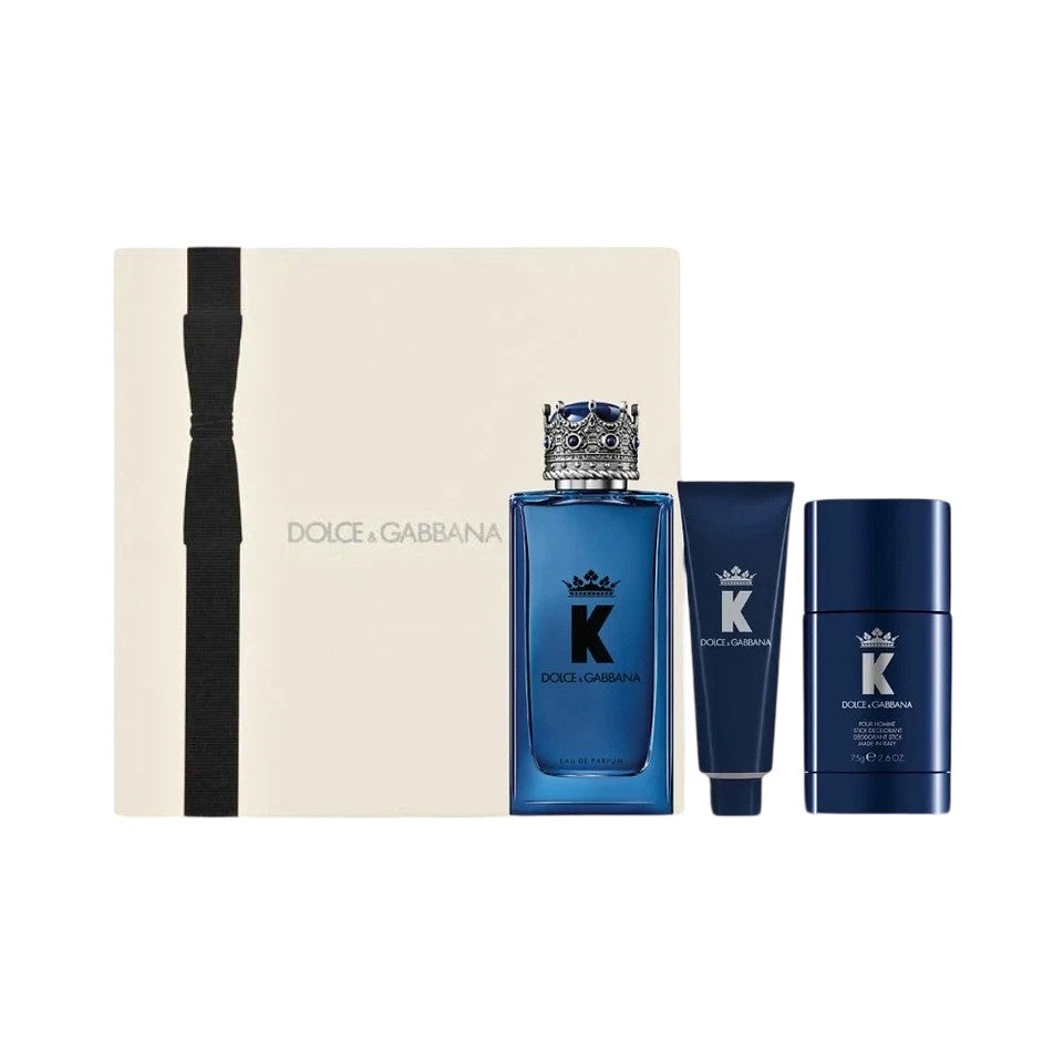 K by Dolce and Gabbana for Men - 3 Pc Eau de Parfum Gift Set