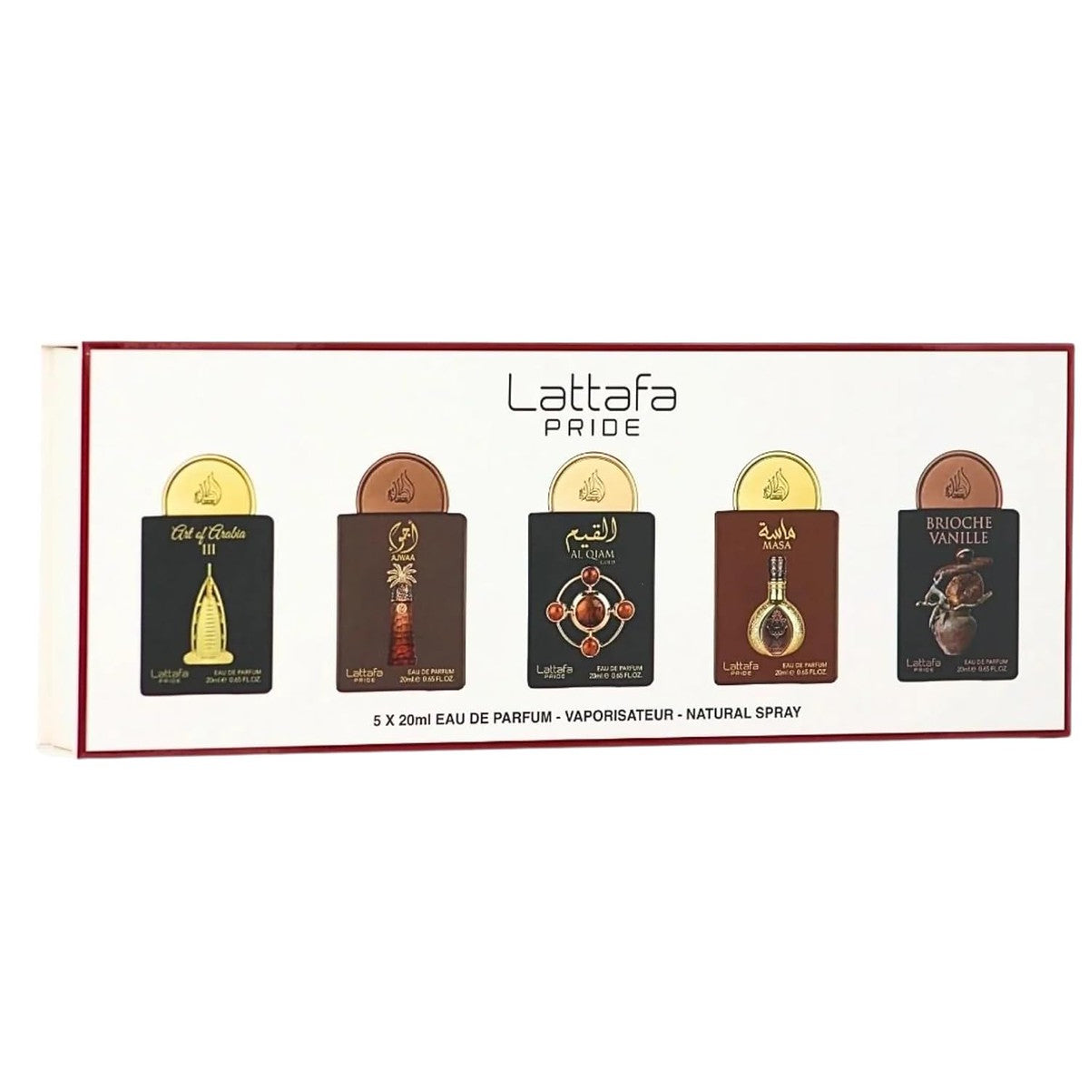 Lattafa Pride Collection Gift Set Box No.4 for Unisex - 5 X 20 ML EDP Spray