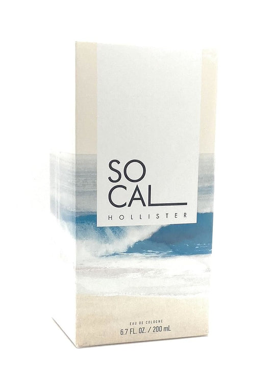Hollister So Cal Eau de Cologne 6.7 oz / 200 ml Spray For Men (Discontinued)