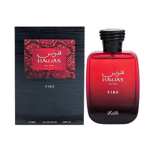 Rasasi Hawas Fire For Him Eau de Parfum 3.38 oz / 100 ml Spray