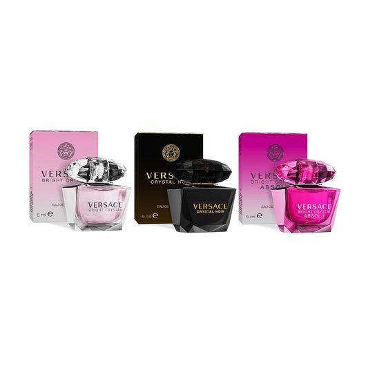 Versace 3PC Mini Set for Women - Bright Crystal, Absolu & Crystal Noir