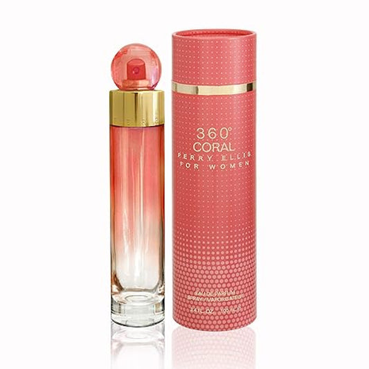 Perry Ellis 360 Coral for Women 3.4 oz / 100 ml EDP Spray