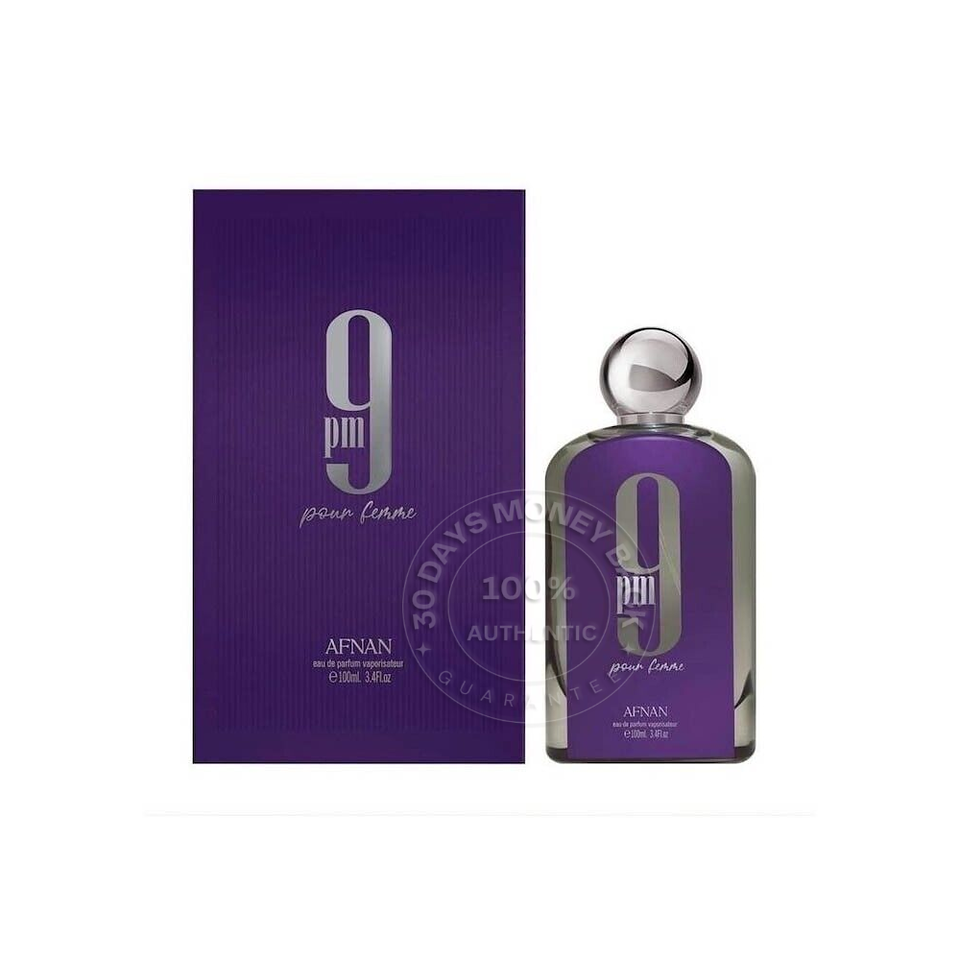9 pm By Afnan 3.4 oz / 100 ml EDP Women Fragrance