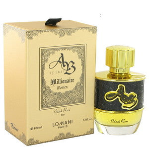 AB Spririt Millionaire Women Black Rose EDP by Lomani Paris 3.3 oz / 100 ml