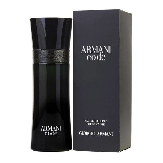 Giorgio Armani Code EDT 2.5 oz / 75 ml Men Spray (NOT SEALED)
