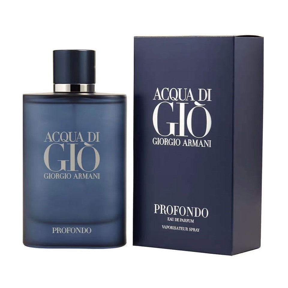 Acqua Di Gio Profondo EDP 4.2 oz/ 125 ml Spray For Men (DAMAGED BOX)