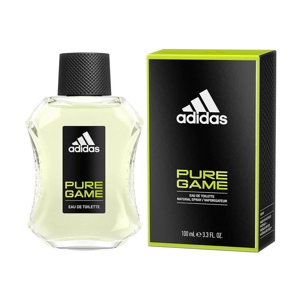 Adidas Pure Game Eau De Toilette 3.4 oz / 100 ml Natural Spray For Men