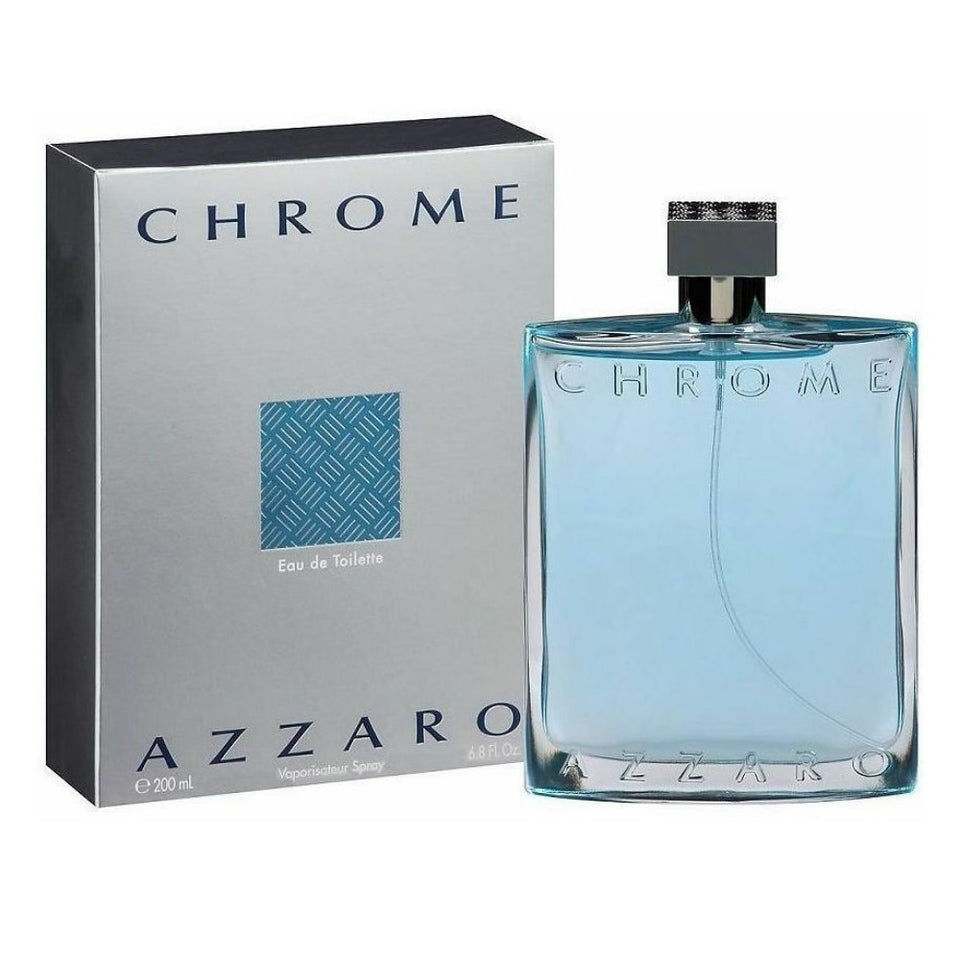 Azzaro Chrome 6.7 oz / 200 ml Eau De Toilette For Men (Damaged box)
